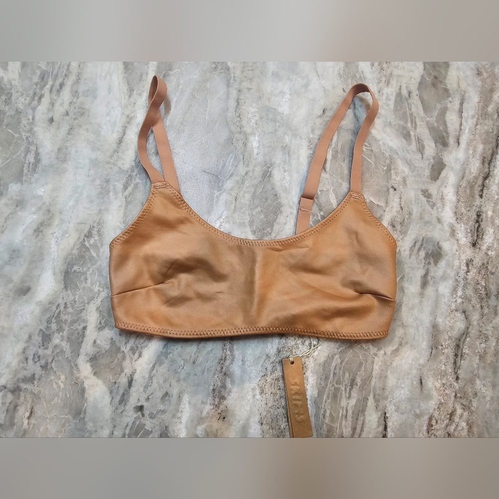 NWT Skims Fits Everybody Bandeau Bralette in Sienna XXS